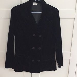 Velvet Blazer Jacket Large